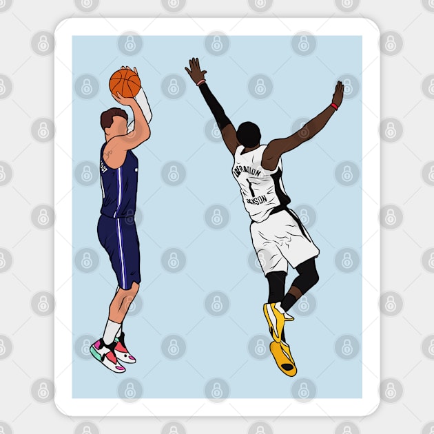 Luka Doncic Game Winner Magnet by rattraptees